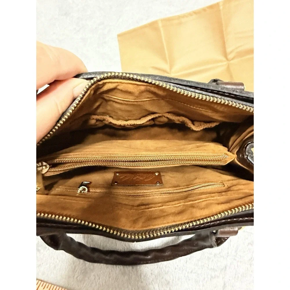 Patricia Nash Dorothy Leather Purse Wallet Shoulder Bag Top Handle